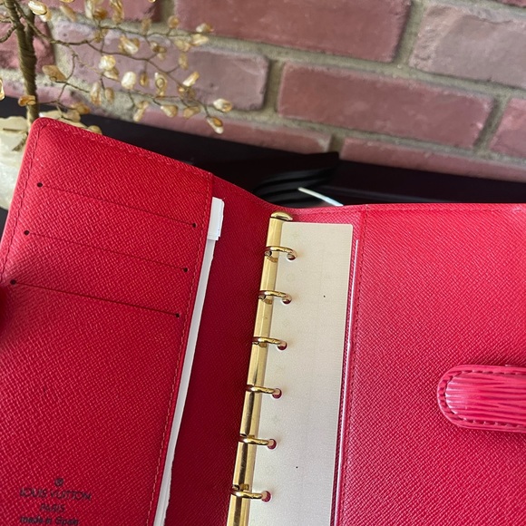🔥Louis 🔥Vuitton🔥 Agenda 🔥Red🔥 Epi 🔥